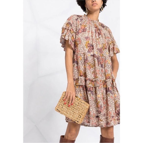 ULLA JOHNSON Delia Dress Ivory - Picture 1 of 16